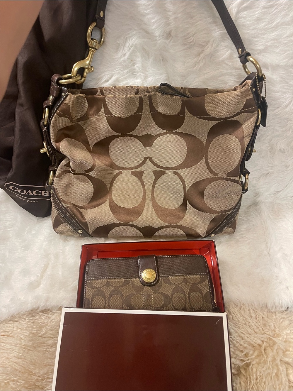 Coach Vintage Carly Bag and matching Wallet
